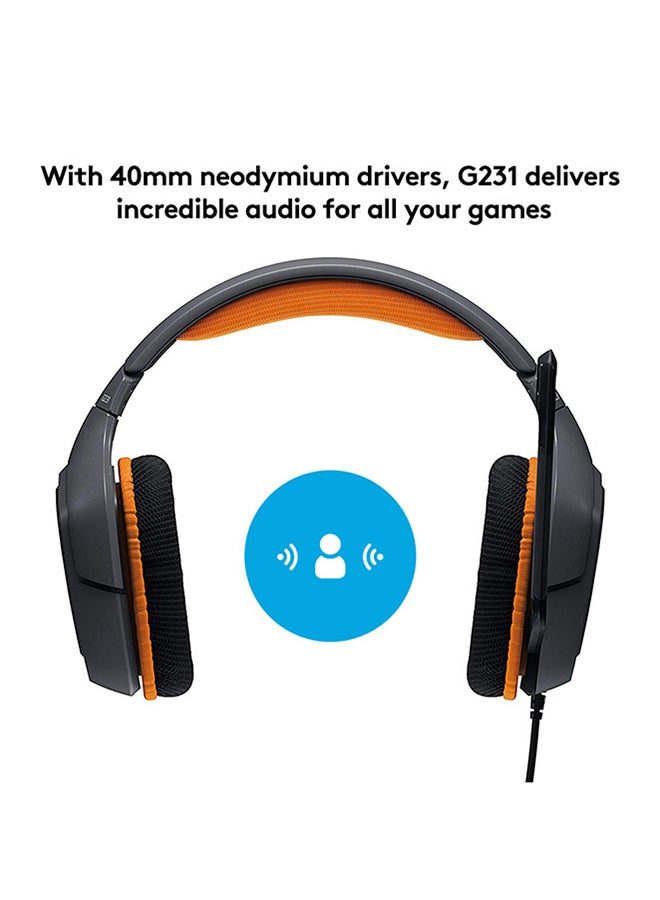 Logitech - G231 Prodigy Gaming Headset - Image 1