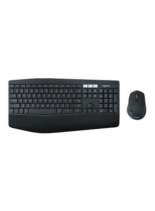 MK850 Multi-Device Wireless Keyboard and Mouse Combo, 2.4GHz Wireless and Bluetooth, Curved Keyframe & Wireless Mouse, 12 Programmable Keys, 3-Year Battery Life, PC/Mac Black - v1594727220/N13424929A_1
