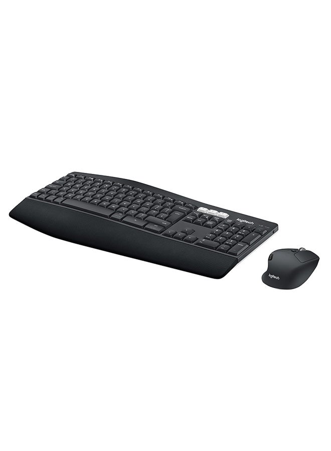 Logitech - MK850 Multi-Device Wireless Keyboard and Mouse Combo, 2.4GHz Wireless and Bluetooth, Curved Keyframe & Wireless Mouse, 12 Programmable Keys, 3-Year Battery Life, PC/Mac Black - Image 1