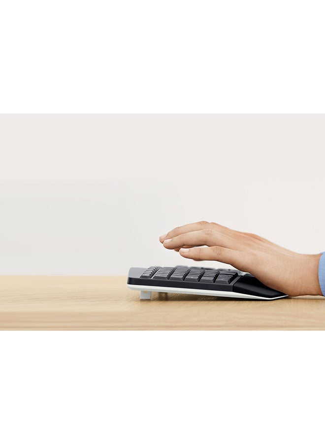 Logitech - MK850 Multi-Device Wireless Keyboard and Mouse Combo, 2.4GHz Wireless and Bluetooth, Curved Keyframe & Wireless Mouse, 12 Programmable Keys, 3-Year Battery Life, PC/Mac Black - Image 1