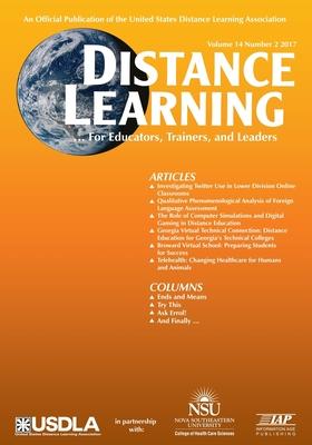 null - Distance Learning - Volume 14 Issue 2 2017 Paperback English by Michael Simonson - Image 1