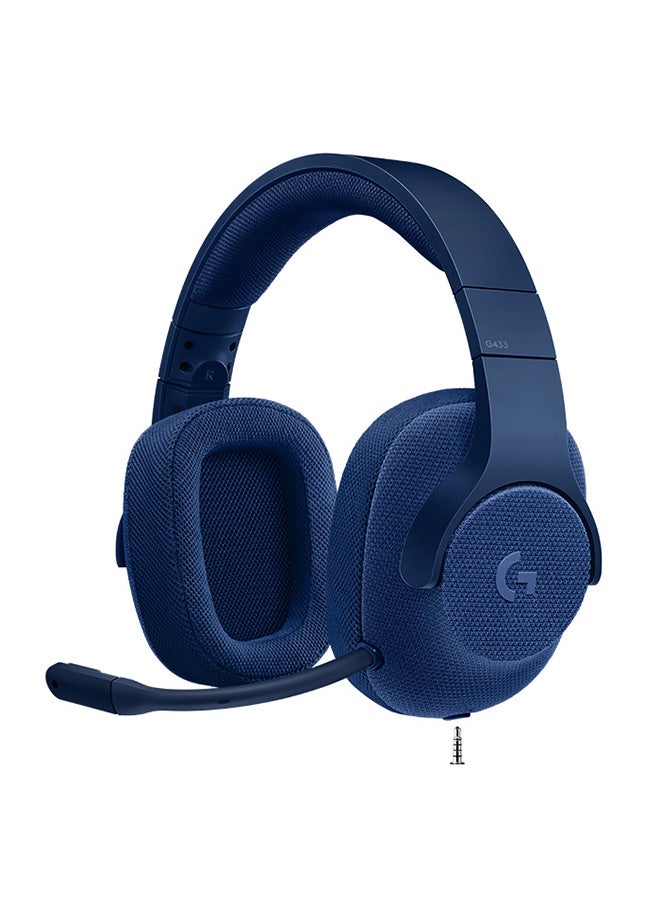 Logitech G433 7.1 Wired Surround Gaming Headset For PS4 /PS5 /XOne /XSeries /Nswitch /PC/ Mobile/ VR  - Image 1