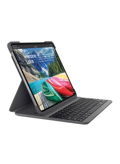 Slim Folio Pro Tablet Keyboard Case For Apple iPad Pro 12.9 Inch (3rd Gen) Black