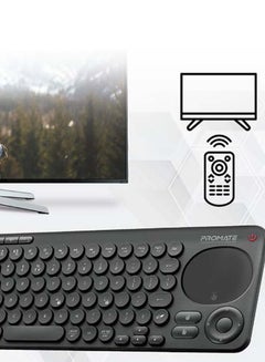 PROMATE Bluetooth Wireless Touchpad Keyboard - Arabic/English Black  - Image 2