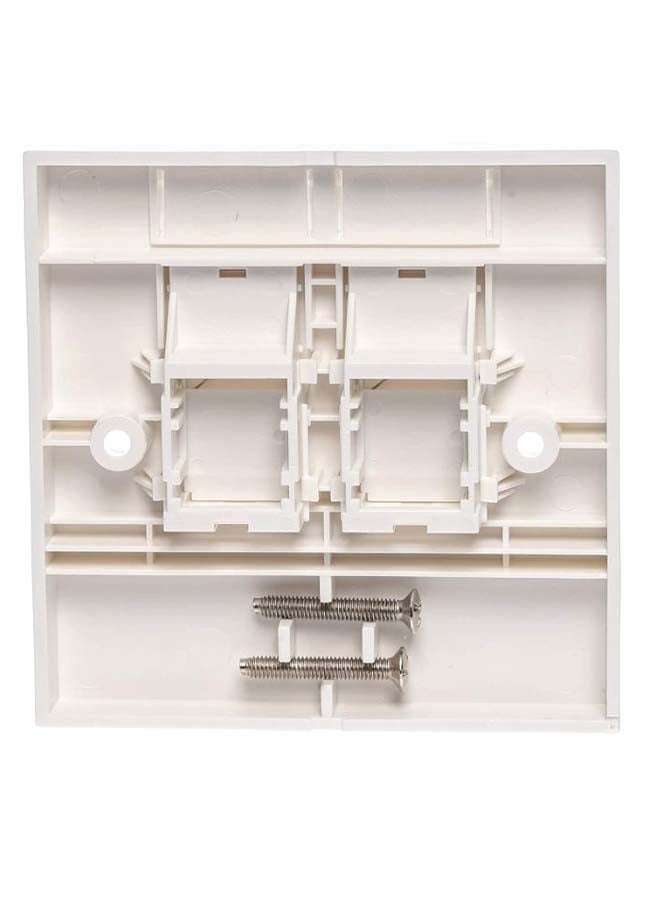 Kuwes Dual Face Plate White - Image 2