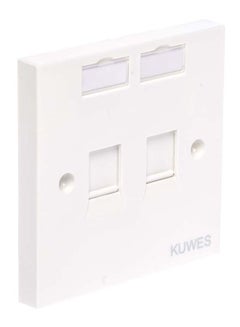 Kuwes Dual Face Plate White  - Image 1