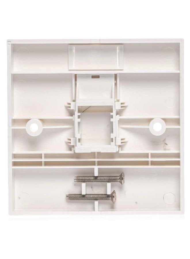Kuwes Single Face Plate White - Image 2