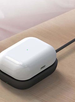 PROMATE Powerful 5W Wireless Charging Dock with Anti-Slip Surface Design and Over-Charging Protection For AirPods and AirPods Pro, AuraPod-1 Black  - Image 2