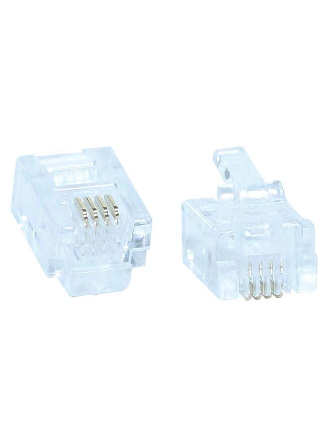 Kuwes 4-Pin Connector Clear/Gold - Image 2