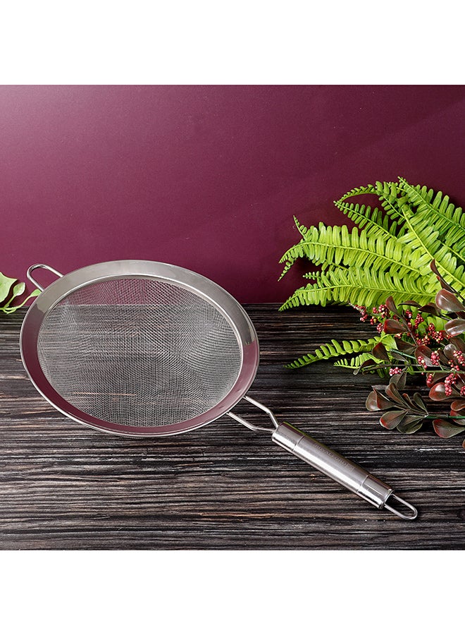 Royalford - Stainless Steel Strainer 20Cm Dishwasher Safe 39X20Cm Silver Silver 20cm - Image 1
