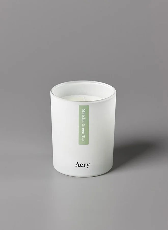 Aery Living Matcha Green Tea 200g Candle Multicolour 8 x  10cm