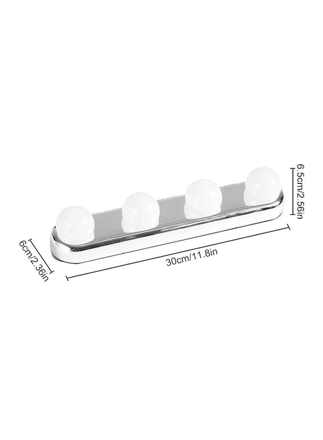 LED Vanity Make-Up Mirror Light Silver  - Image 2