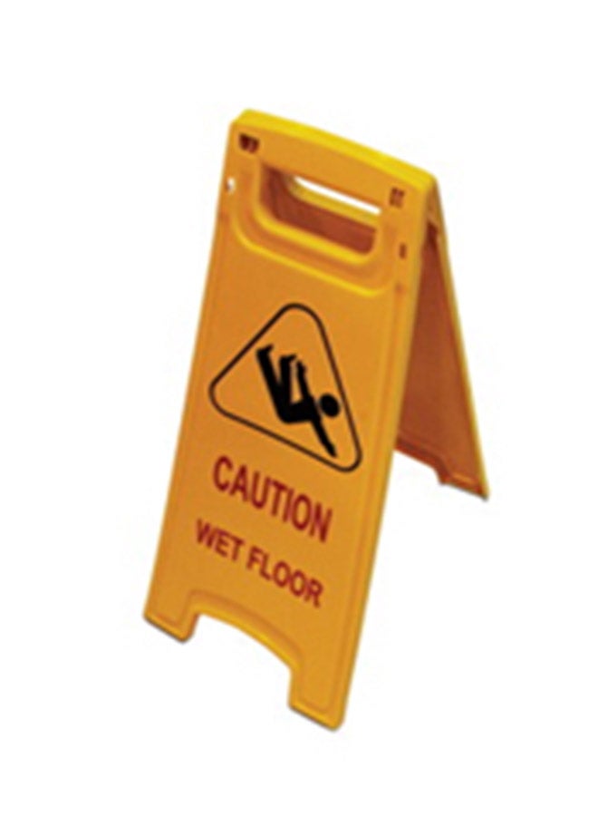 Caution Wet Floor Sign Yellow 68 x 30centimeter 