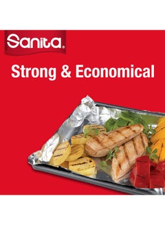 Sanita Aluminum Foil Eco Pack 45cm Silver 450x85mm  - Image 2
