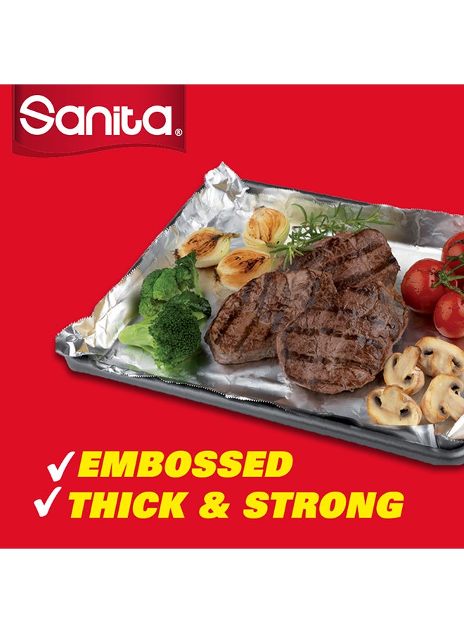 Sanita Aluminum Foil 37.5 Sqft (2+1) Rolls Free  - Image 3