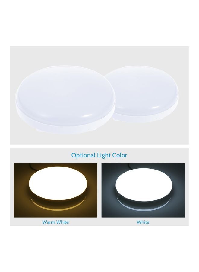 48-LED Circular UFO Ceiling Light White - Image 3