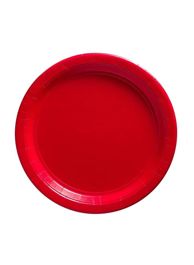 ThePartyPopper 40-Piece Disposable Party Tableware Set Small Plates (8x7), Large Plates (8x9)inch - Image 3