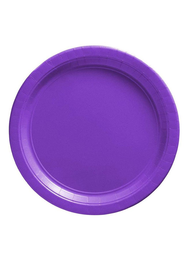 ThePartyPopper 40-Piece Disposable Party Tableware Set Small Plates (8x7), Large Plates (8x9)inch - Image 3