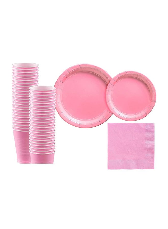 ThePartyPopper - 40-Piece Disposable Party Tableware Set Small Plates (8x7), Large Plates (8x9)inch - Image 1