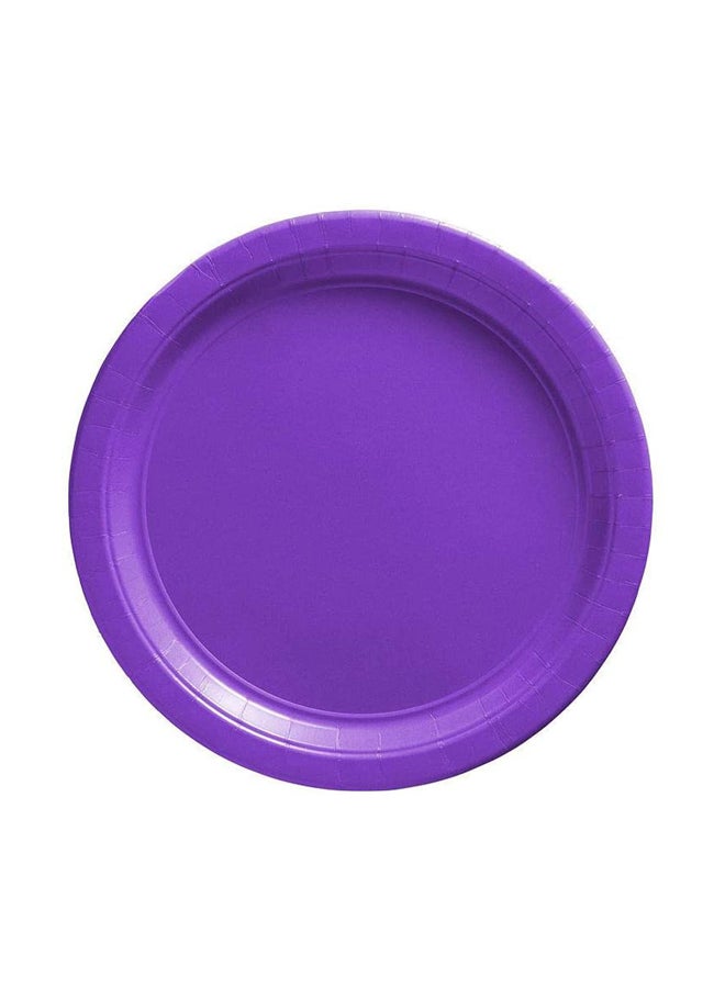 ThePartyPopper 40-Piece Disposable Party Tableware Set Small Plates (8x7), Large Plates (8x9)inch - Image 5