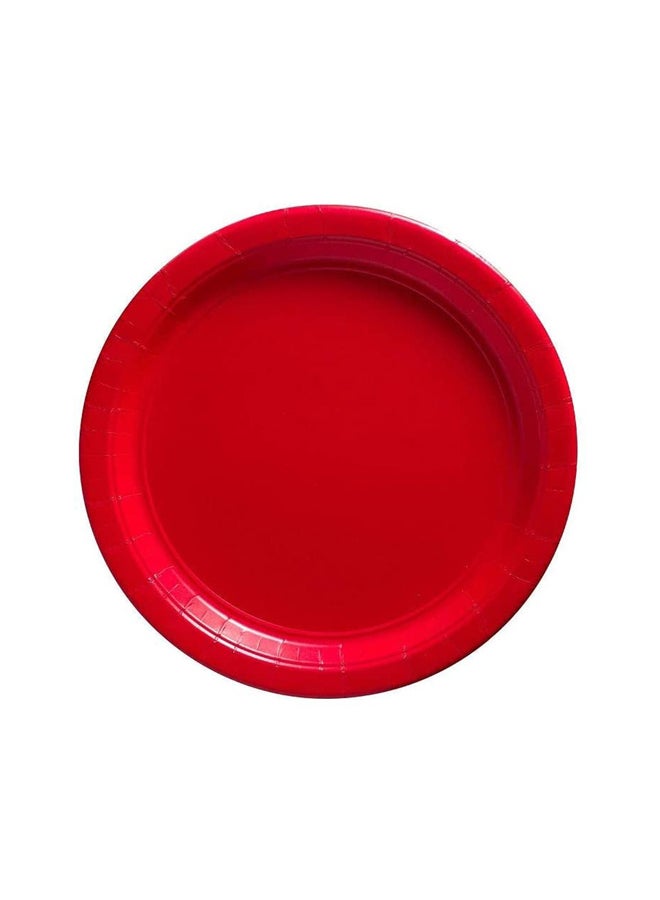ThePartyPopper 40-Piece Disposable Party Tableware Set Small Plates (8x7), Large Plates (8x9)inch - Image 5