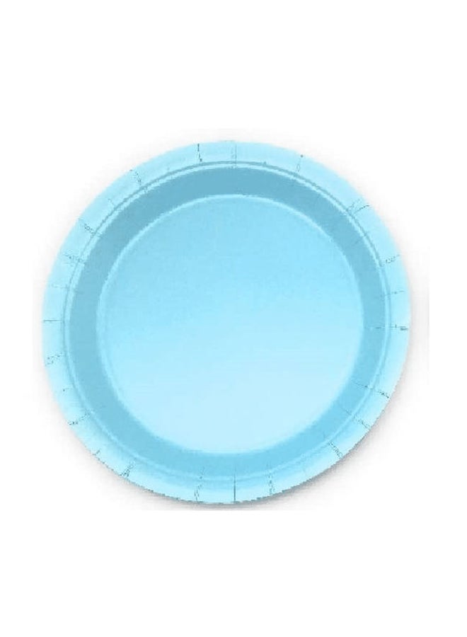ThePartyPopper 40-Piece Disposable Party Tableware Set Small Plates (8x7), Large Plates (8x9)inch - Image 4