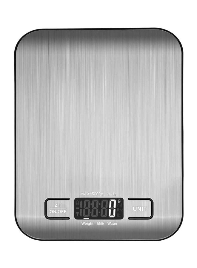 ABS Digital Measuring Scale Silver 7.1x5.5x0.6inch - Image 1