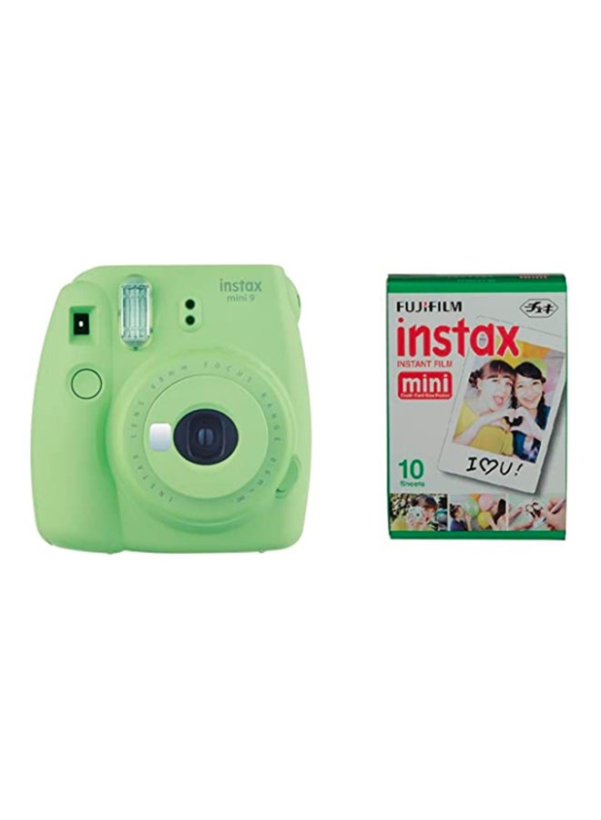 FUJIFILM Instax Mini 9 Instant Film Camera With 10 Sheets  - Image 1