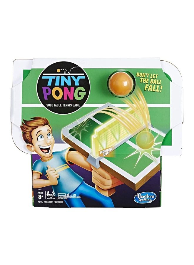 HASBRO - GAMING - Tiny Pong Solo Table Tennis Game - Image 1