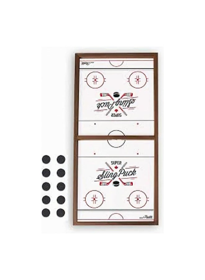 Rustik 13-Piece Super Sling Puck Strategy Board Game Set  - Image 1