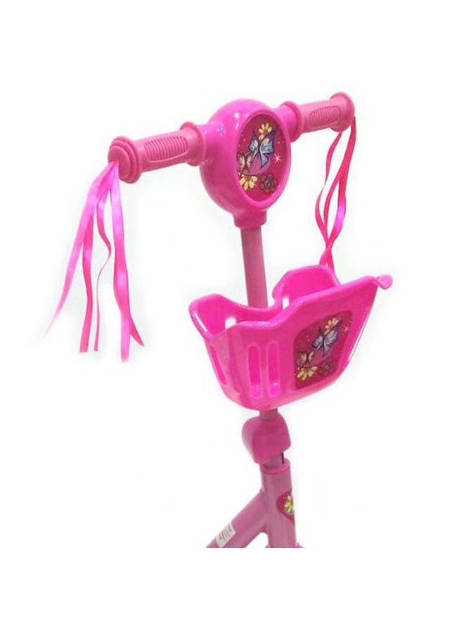 سكوتر ركوب ثلاثي العجلات وردي 60x68x17سم - Image 2