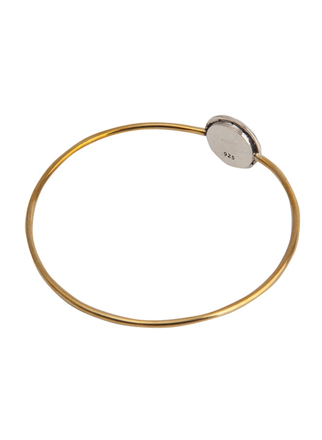 Biggdesign - 925 C Silver And Brass Horoscope Scorpio Bracelet with Zircon Stone - Image 1