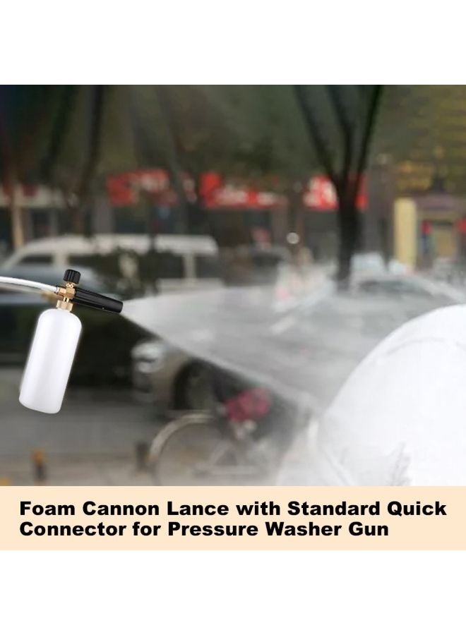 Generic Foam Cannon Lance With Standard Quick Connector For Pressure Washer Gun  - Image 3