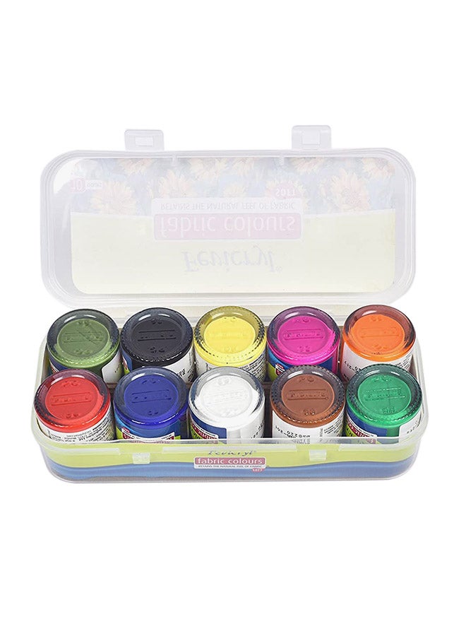 10-Piece Acrylic Sunflower Kit 10x15ml Multicolour - v1594804385/N19659459A_4