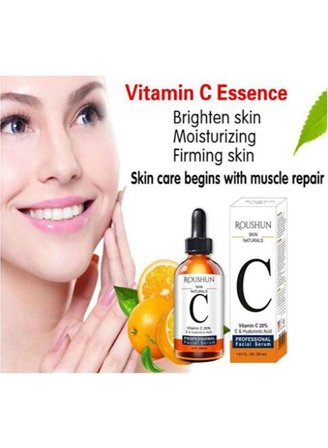 ROUSHUN - Skin Naturals Vitamin C 20 Percent E And Hyaluronic Acid Face Serum 30ml - Image 1