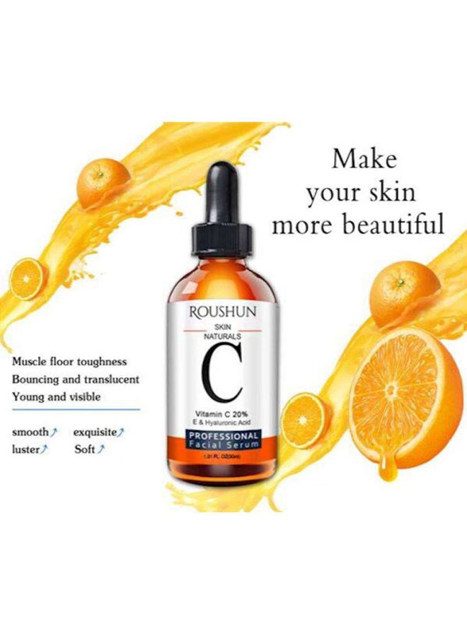 ROUSHUN - Skin Naturals Vitamin C 20 Percent E And Hyaluronic Acid Face Serum 30ml - Image 1