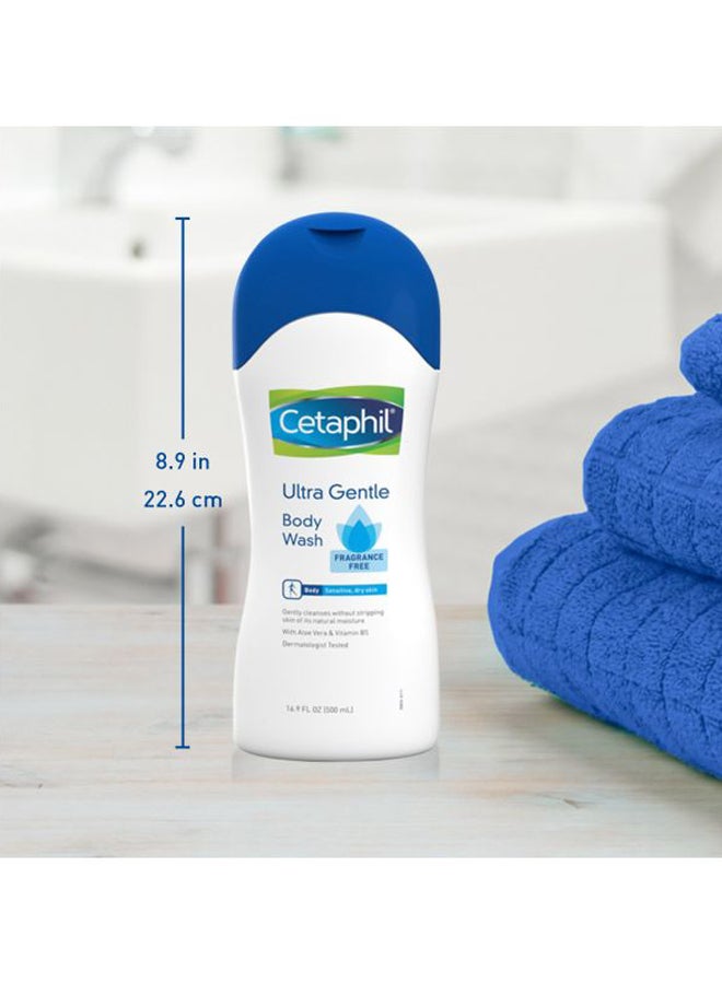 Cetaphil Ultra Gentle Body Wash 500ml - Image 4