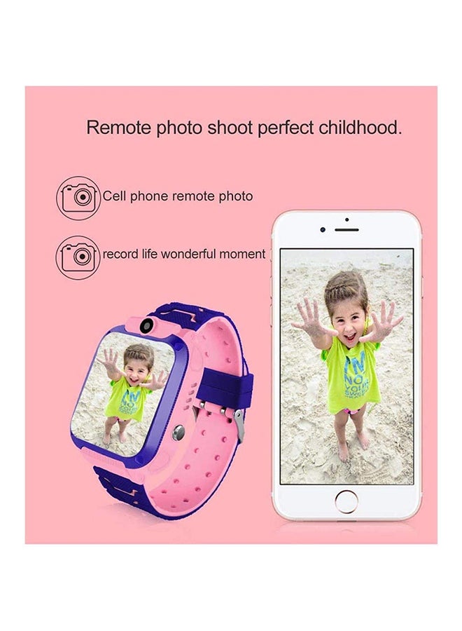 Anti-Lost Alarm Touch Screen Smartwatch Pink/Blue  - Image 4