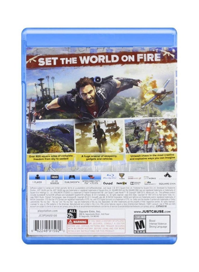 Square Enix - Just Cause 3 (Intl Version) - PlayStation 4 (PS4) - Image 1
