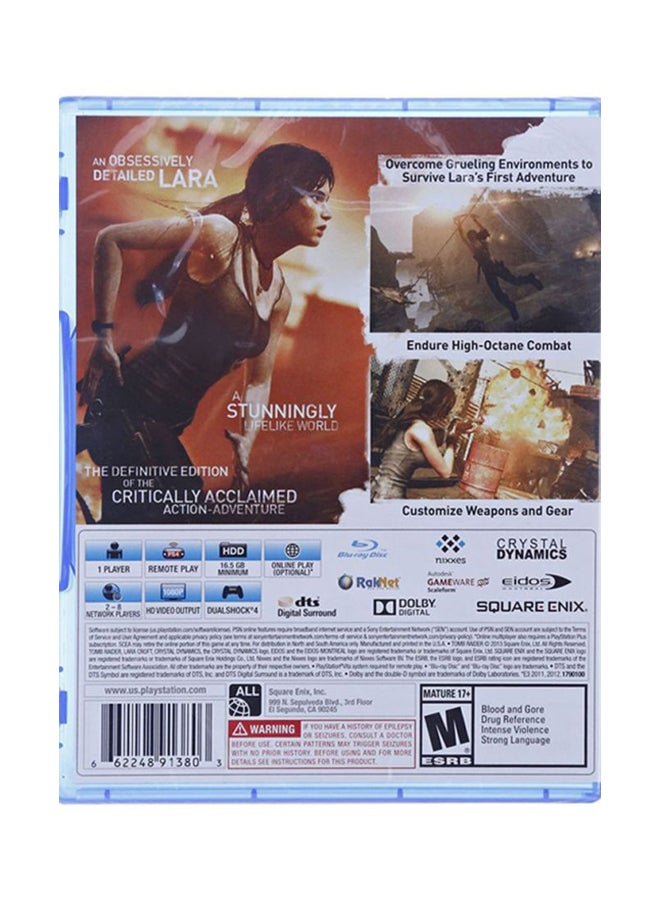 سكوير انيكس لعبة "Tomb Raider" (إصدار عالمي) - مغامرة - بلاي ستيشن 4 (PS4)  - Image 2