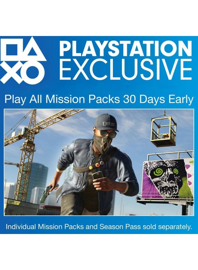 Watch Dogs 2 (Intl Version) - Action & Shooter - PlayStation 4 (PS4)