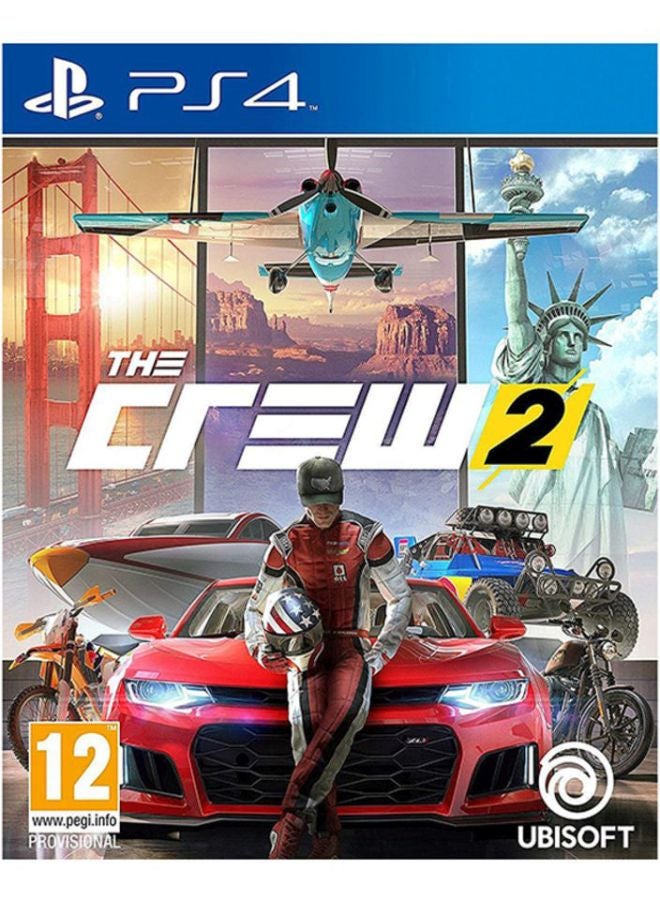 The Crew  (Intl Version) With DualShock 4 Wireless Controller - Racing - PlayStation 4 (PS4)