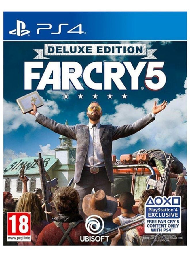 Far Cry 5 With DualShock 4 Wireless Controller - (Intl Version) - Action & Shooter - PlayStation 4 (PS4)