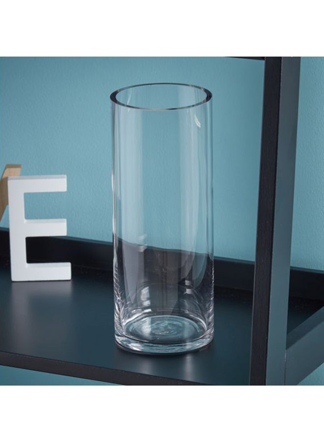 Home Box Soho Glass Vase Clear 25x10x10cm - Image 2