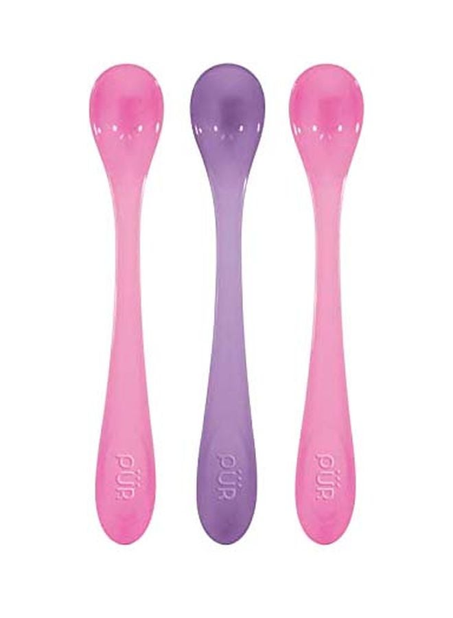 Pur 3-Piece Long Handle Soft Spoon - Image 1
