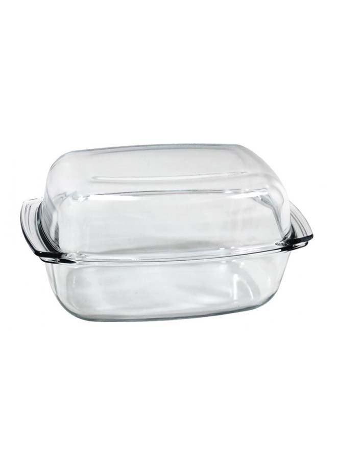 ترميسيل كسرولة زجاجية آمنة للاستخدام في الفرن شفاف