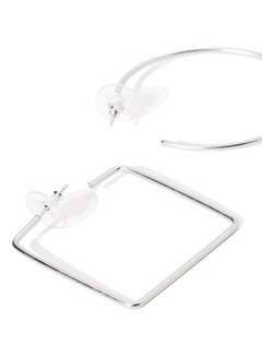 R&B 2-Piece Geometric Design Hoop Earrings Set  - Image 3
