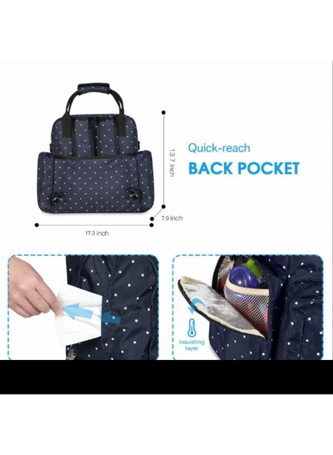 Waterproof Diaper Bag With Changing Pad