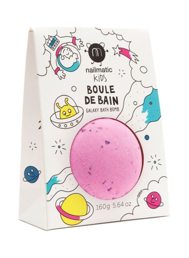 Nailmatic Kids - Cosmic Galaxy Bath Bomb Pink 160grams - Image 1