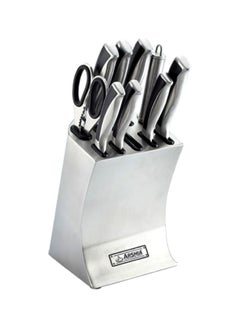 Arshia 10-Piece German Steel Knife Set Silver 